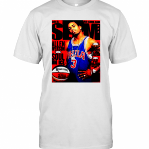 Old School Issue Slam Allen Iverson Soul On Ice T-Shirt