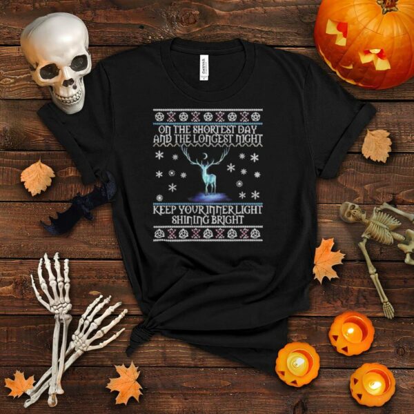 On The Shortest Day And The Longest Night Ugly Merry Christmas T shirt