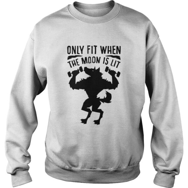 Only fit when the moon is lit shirt