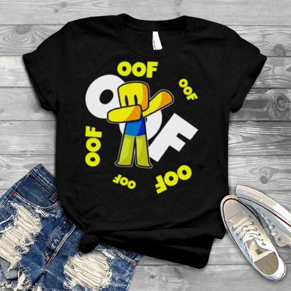 Oof Dabbing Noob Christmas For Gamers Youth Roblox shirt