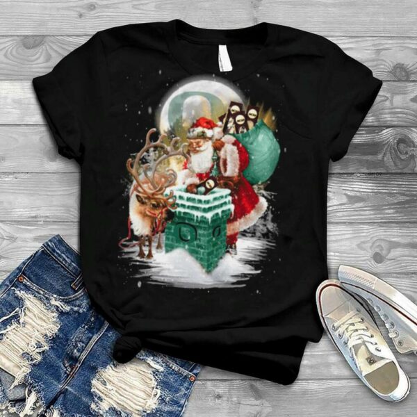 Oregon Ducks Football Merry Christmas Santa Claus Gift Oregon Ducks T shirt