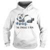 Panda The Struggle Is Real Bear Deadlift Funny Gym shirt