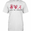 Peace Love Alabama Crimson Tide T-Shirt
