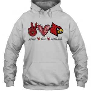 Peace Love Cardinals T Shirt 3