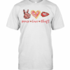Peace Love Kansas City Chiefs Football Logo T-Shirt