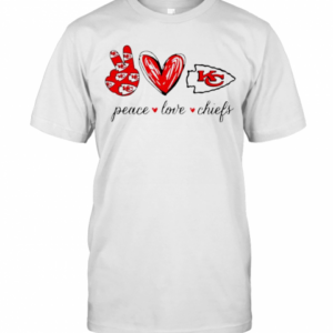 Peace Love Kansas City Chiefs T-Shirt