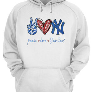 Peace love New York Yankees shirt 3