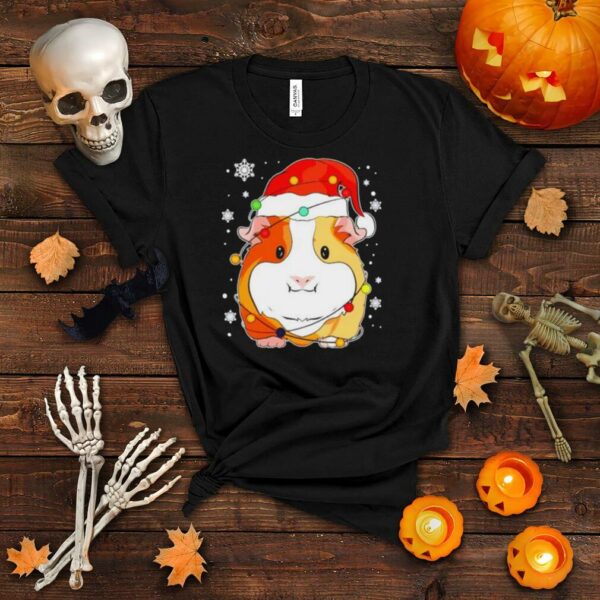 Pig Christmas light shirt