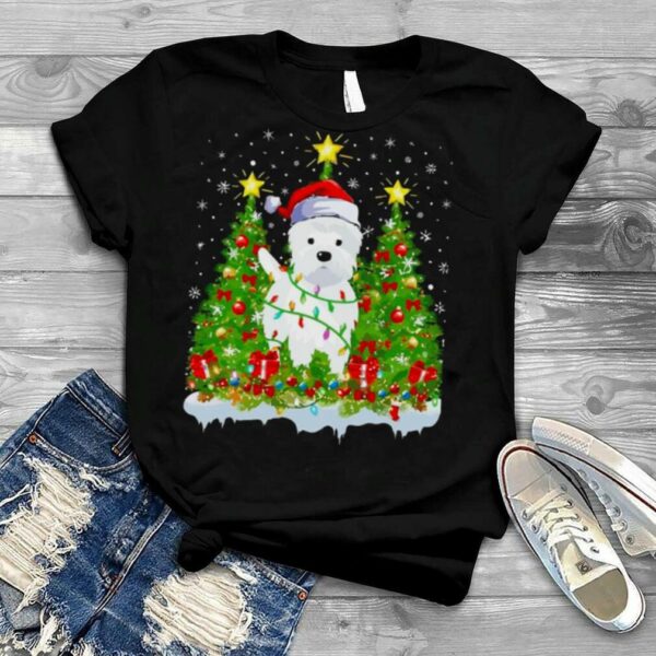 Puppy Westie Christmas Tree Dog shirt