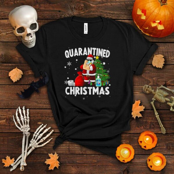 Quarantined Christmas Vaccinated Santa Sweater T shirt