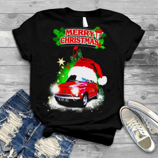 Red Fiat 500 For Christmas shirt