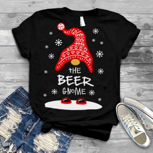 Red Hat The Beer Gnome Christmas Gnome Santa’s shirt