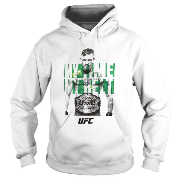 Reebok conor mcgregor ufc my time my belt champions shirt