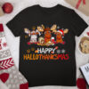 Reindeers Happy Hallothanksmas Thanksgiving Christmas X mas T Shirt
