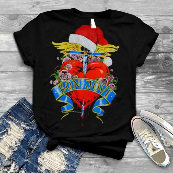 Retro Band Bon Jovi Christmas Merry Christmas shirt