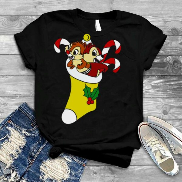 Retro Cartoon Chip And Dale In Christmas Mood shirt