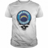 San diego chargers football skull shirt