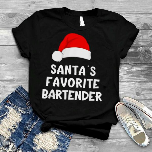 Santa’s Favorite Bartender 2022 Merry Christmas sweatshirt
