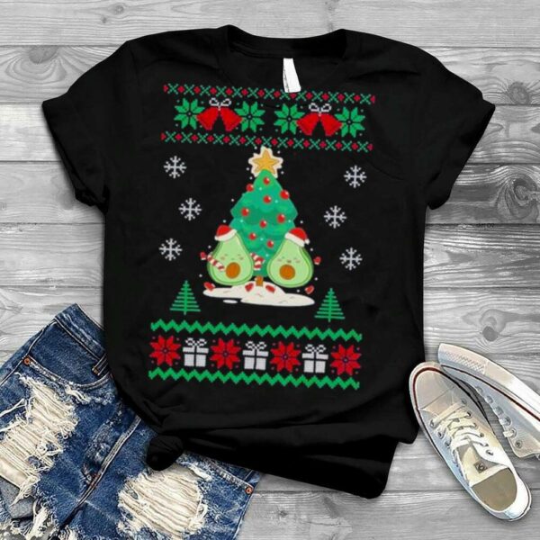 Santa Avocado Tree Christmas 2022 shirt