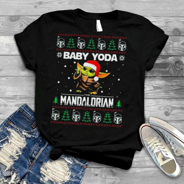 Santa Baby Yoda The Mandalorian Ugly Christmas shirt