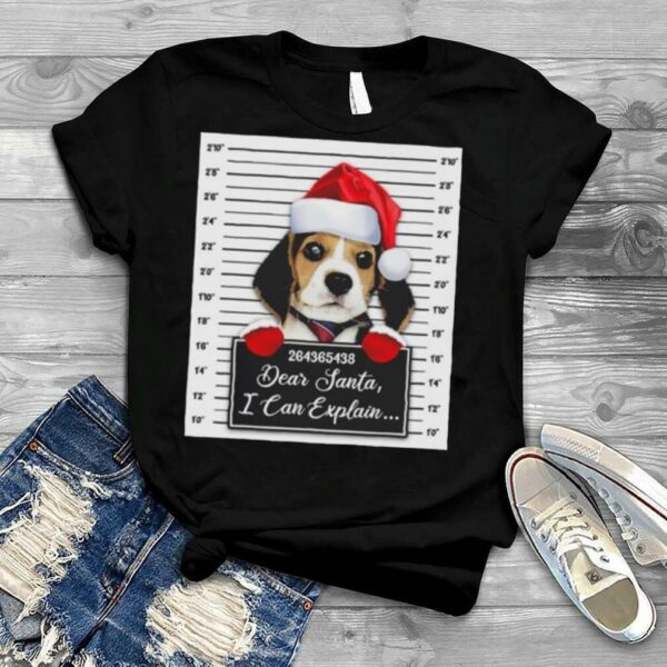 Santa Beagle dear santa I can explain 2022 Christmas shirt