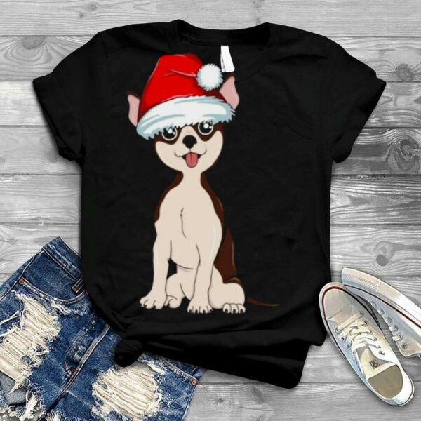 Santa Chihuahua Christmas T Shirt