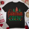 Santa Christmas Crew Family Matching Pajamas Gifts T Shirt
