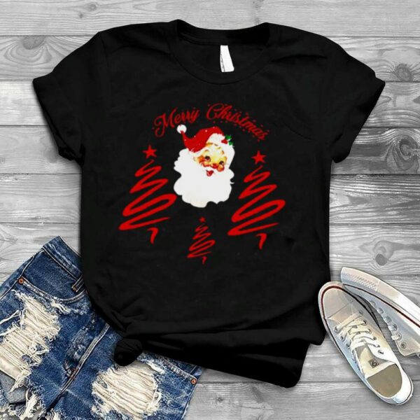 Santa Claus And Tree Merry Christmas shirt