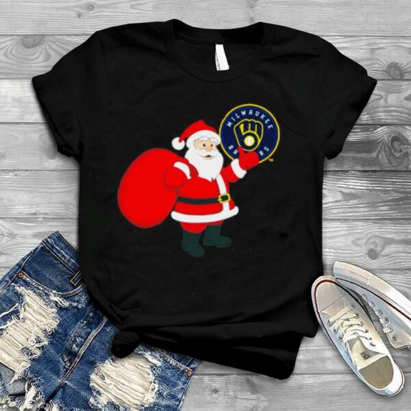 Santa Claus Milwaukee Brewers MLB Christmas 2022 shirt