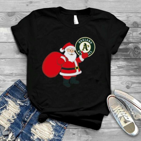 Santa Claus Oakland Athletics MLB Christmas 2022 shirt