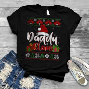 Santa Daddy Claus Ugly Christmas Matching Family Group T Shirt