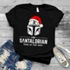 Santa Dark Vader the Santalorian this is the way Merry Christmas 2022 shirt