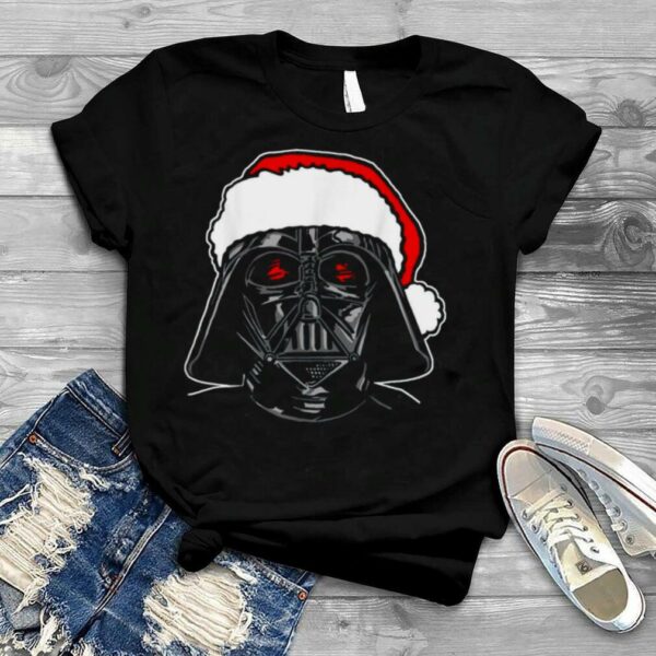 Santa Darth Vader Sketch Graphic Storm Trooper Santa Star Wars Christmas shirt