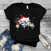 Santa Denver Broncos Logo Lights Christmas shirt