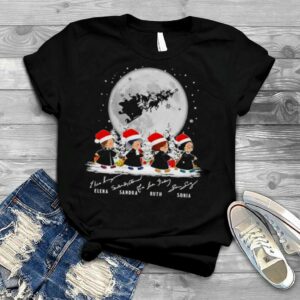 Santa Elena, Sandra and Ruth and Sonia abbey road christmas signatures shirt