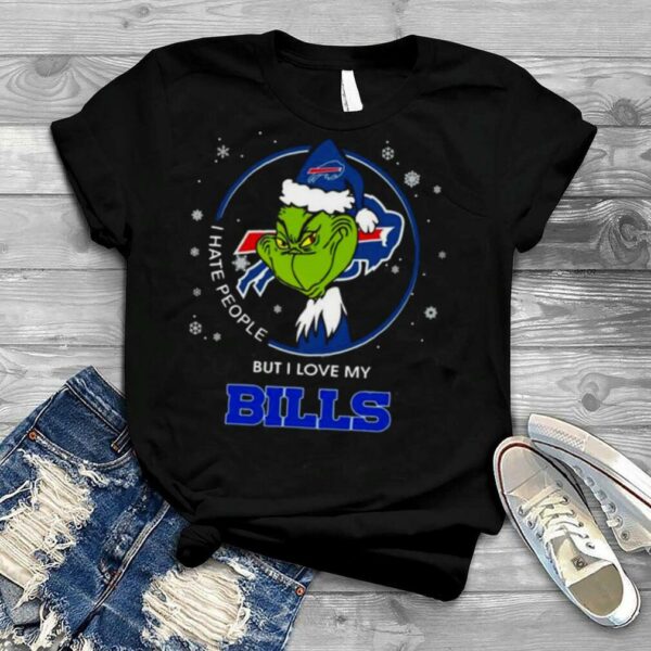 Santa Grinch I Hate People But I Love Buffalo Bills Christmas 2022 shirt