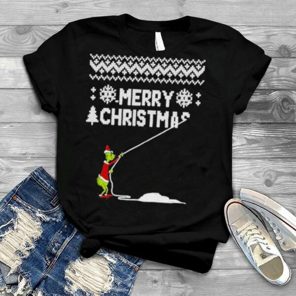 Santa Grinch merry ugly christmas shirt