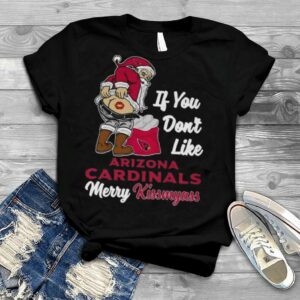 Santa If You Don’t Like Arizona Cardinals Merry Kissmyass 2023 Christmas shirt
