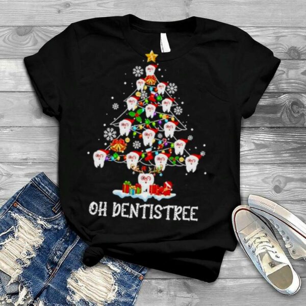 Santa Oh Dentist Tree 2022 merry Christmas sweater