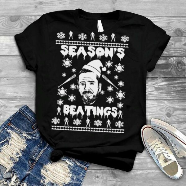 Santa Season’s Beatings Negan Ugly Christmas shirt