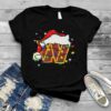 Santa Washington Commanders Logo Lights Christmas Shirt