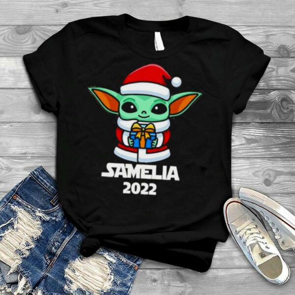 Santa Yoda Samelia 2022 Christmas 2022 shirt