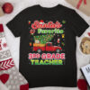 Santa’s Favorite 3rd Grade Teacher Christmas Tree Truck Ugly T Shirt