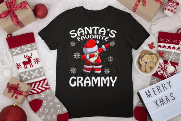 Santa’s Favorite Grammy Christmas T Shirt