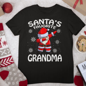 Santa’s Favorite Grandma Christmas T Shirt