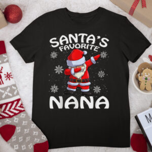 Santa’s Favorite Nana Christmas T Shirt