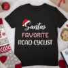 Santa’s Favorite Road Cyclist Christmas Cycling T Shirt