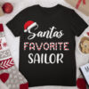 Santa’s Favorite Sailor Christmas Sailing T Shirt