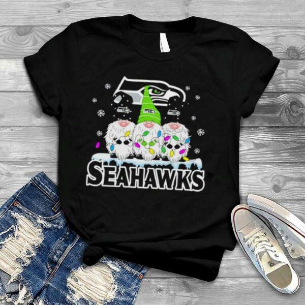 Seattle Seahawks Football Gnomes Christmas 2023 shirt