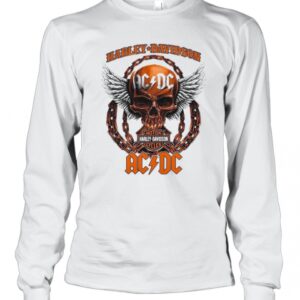 Skull Harley Davidson Motorcycles Ac Dc T-Shirt Skull Harley Davidson Motorcycles Ac Dc T-Shirt
